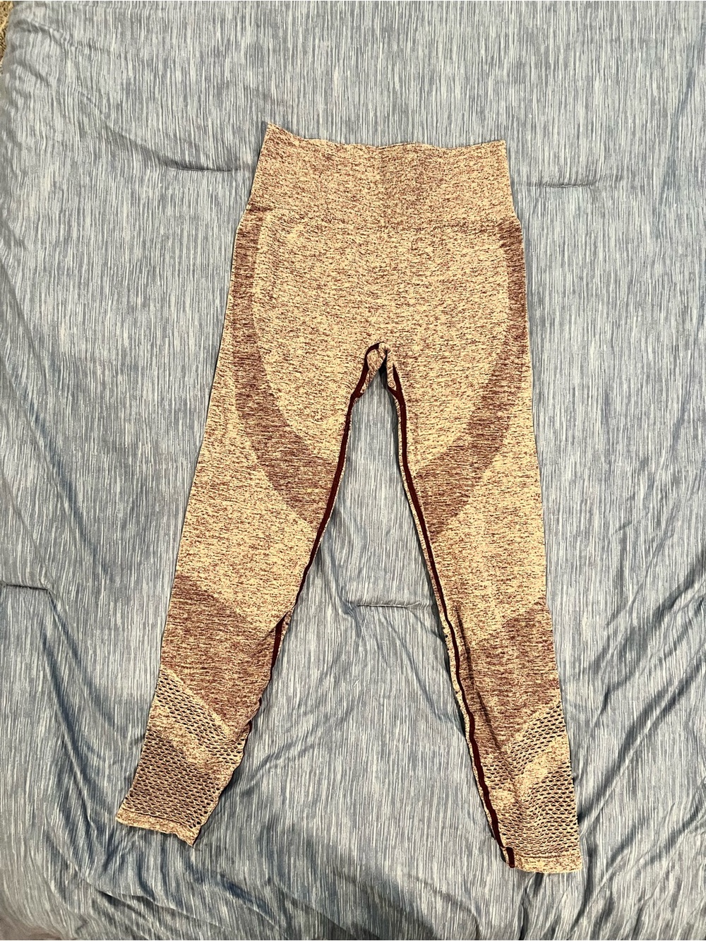 PINK Victoria's Secret Heathered purple butt lifting Seamless Leggings